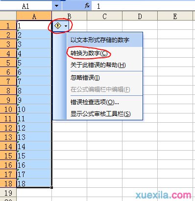 excel用公式把文本转数字的教程