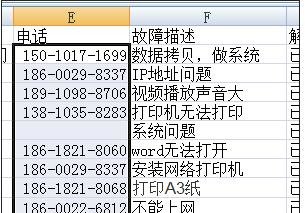 excel表格设置电话号码格式的操作技巧
