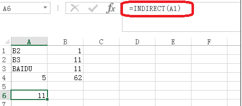 在Excel中indirect函数的使用方法