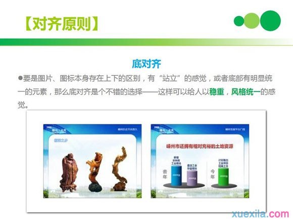 PPT排版技巧:底对齐