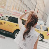 女生背影长发qq头像2017